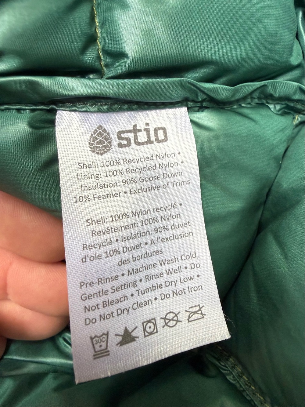 Stio Women's Hometown Hooded Parka in Autumn Green - Picture 6 of 8